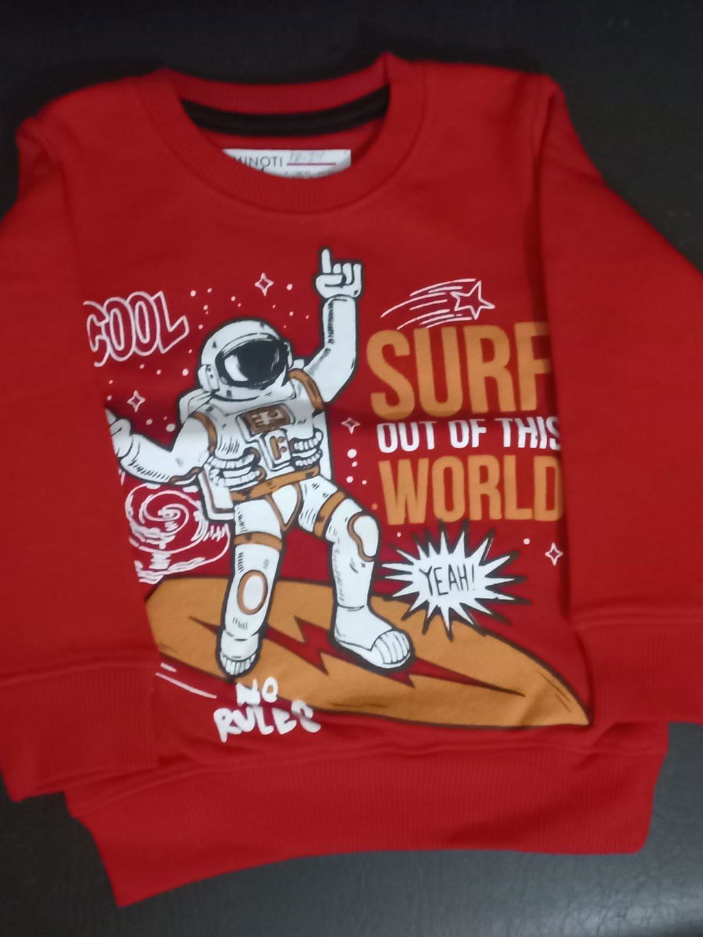 MNT Red Terry Sweatshirt 2093