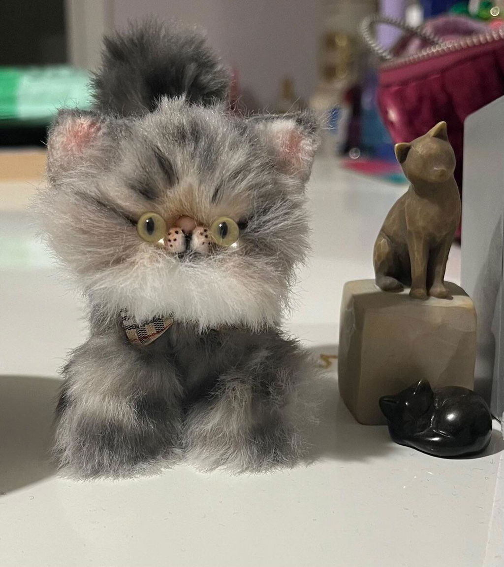 Custom Handmade Fluffy Kitten