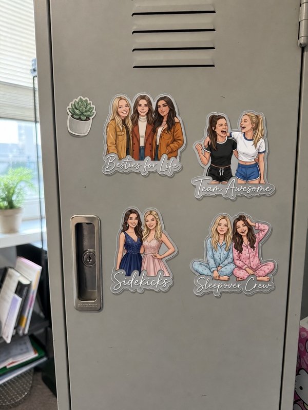 Personalized Best Friend Acrylic Magnet, Custom Photo Gift customer review photo