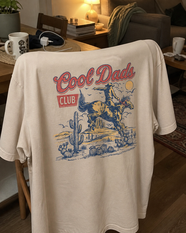 Girl Dad Club Shirt, Funny Cowboy Tee for Fathers customer review photo