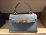 Bolso en Piel Pregato mini Latenza Azul Jeans