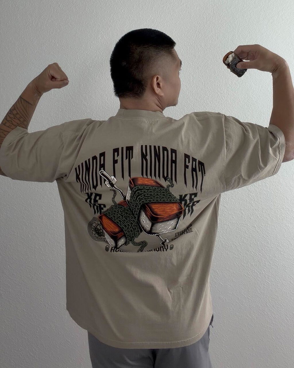 Iron Musubi Premium Oversized T-Shirt