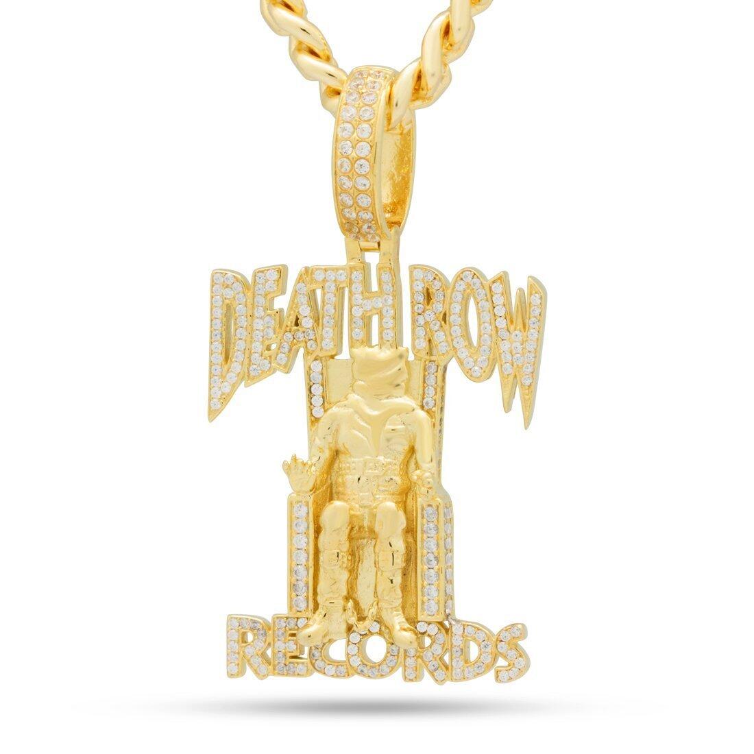 Iced Logo Necklace | Death Row Records Jewelry | King Ice