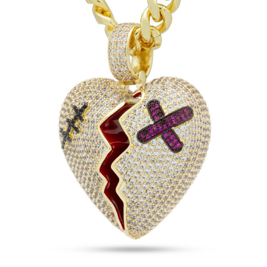 Broken Heart Necklace | Men's Necklaces | King Ice