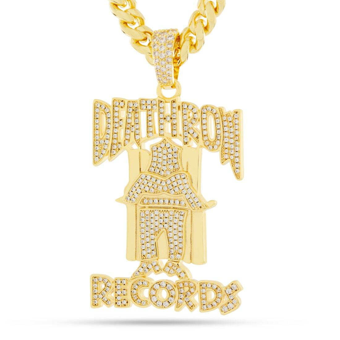【超希少】DEATH ROW RECORDS S925 × 14K ネックレス OG Death Row Logo Necklace | Death Row Records Jewelry – King Ice