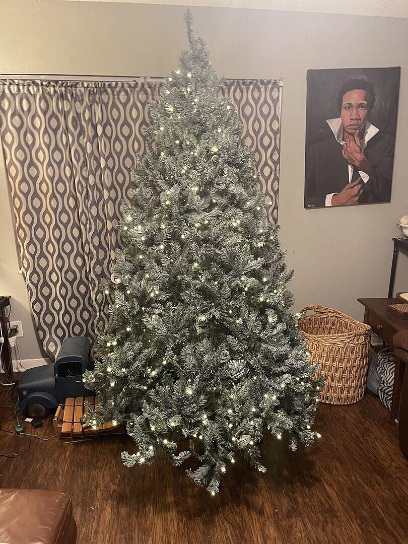 8 Foot Tribeca Blue Spruce Artificial Christmas Tree Unlit – King