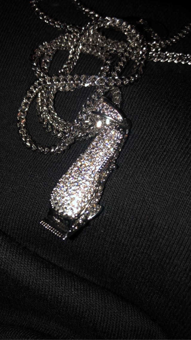 Barber Shop Clippers Necklace | Barber Shop Jewelry – King Ice