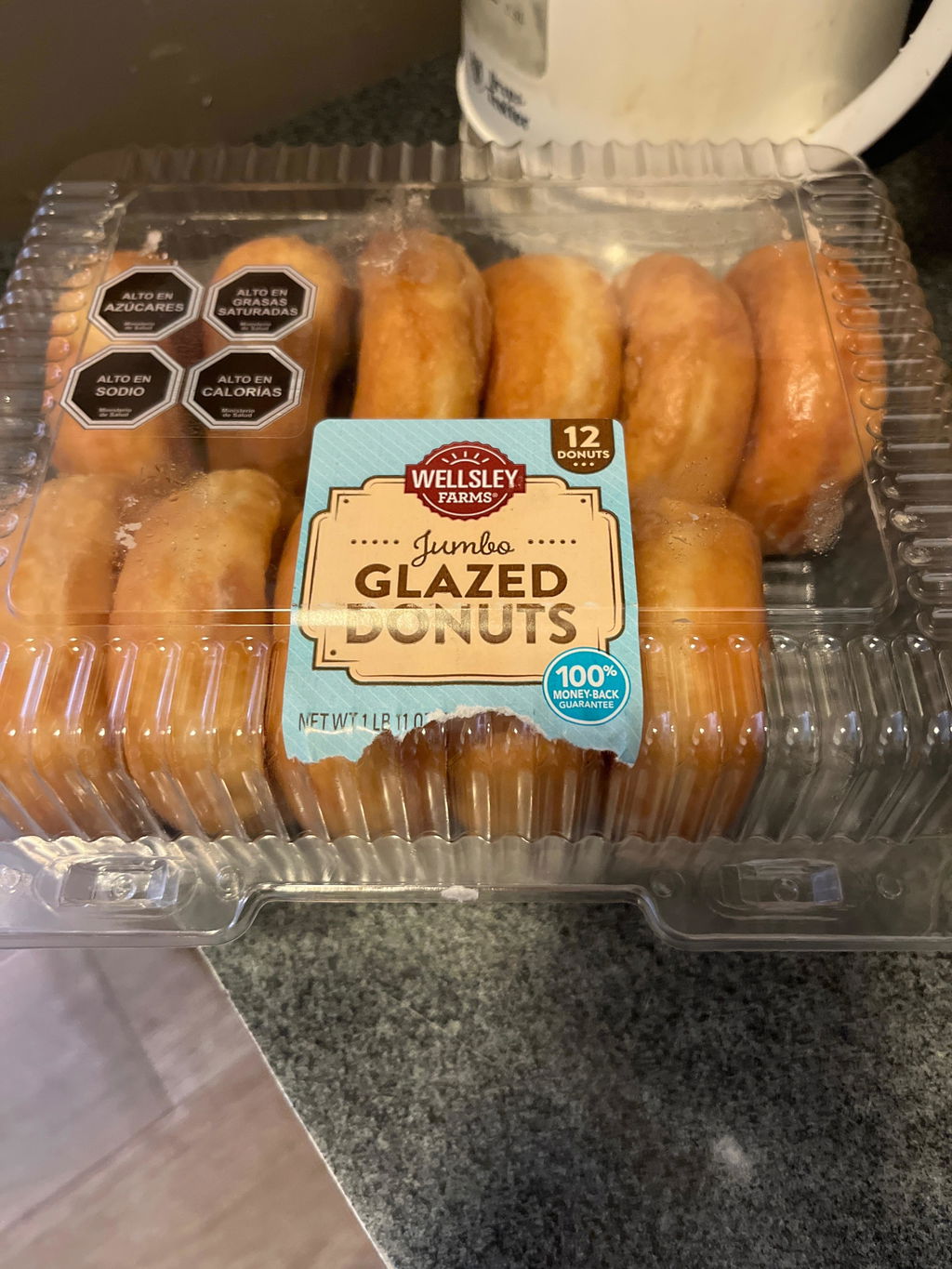 Donuts Glaseadas Wellsley Farms 12 x 63.7 g