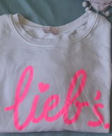 Sweatshirt "LIEB'S" – Beige