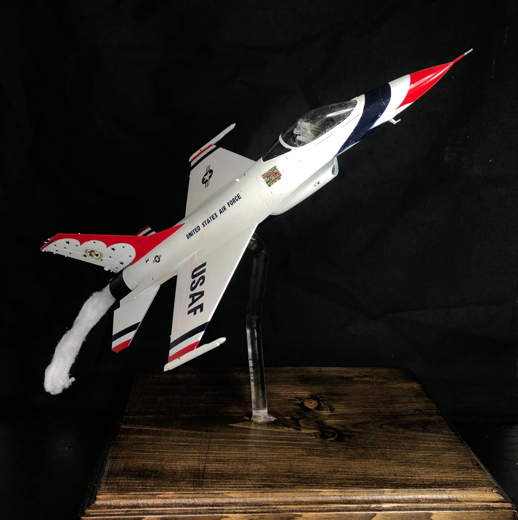 Hasegawa F-16A Fighting Falcon USAF Air Demonstration Squadron Thunderbirds 1/48 Main Marking Paint Masks, Kit # 06102 (48147M)