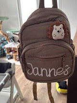 Personalized Quilted Toddler Backpack – Embroidered Name | Daycare & Preschool Bag