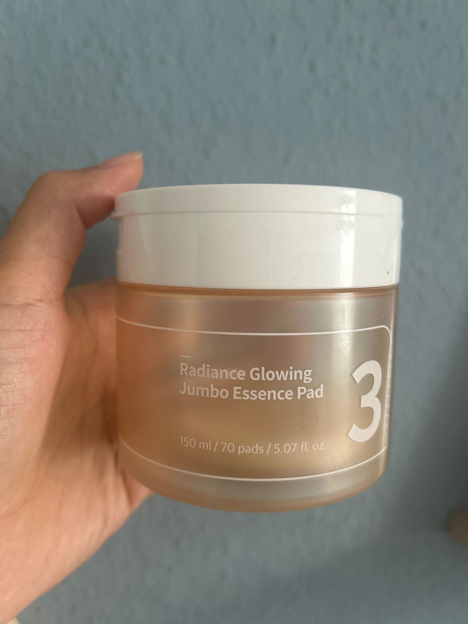 Numbuzin No.3 Radiance Glowing Jumbo Essence Pad I Korean Skincare