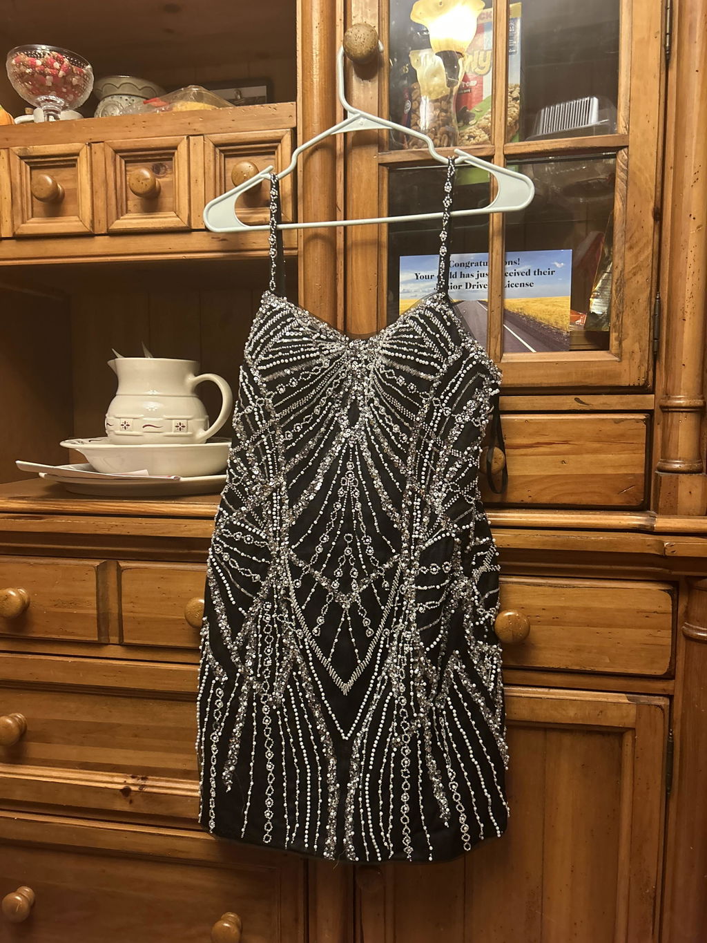 Sheath/Column Scoop Short Sequin Homecoming Dress With Beading Sequins