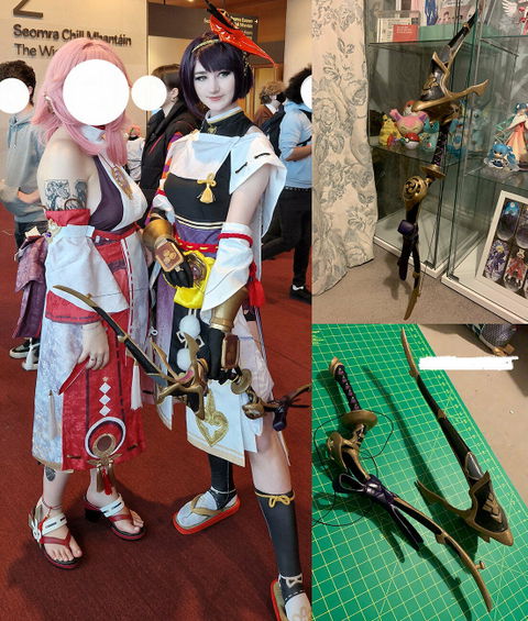 Hamayumi Bow - Digital 3D Model - Genshin Impact - Fischl Cosplay