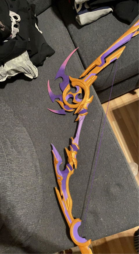 Thundering Pulse Bow - Digital 3D Model - Genshin Impact - Yoimiya Naganohara Cosplay