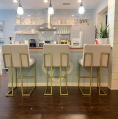Somerset Golden Legs Bar Stool