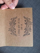 Etsy customer review photo