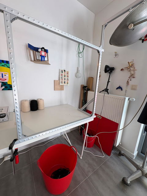 Desk Aluminium Tufting Frame 90×90 cm Kreoho®
