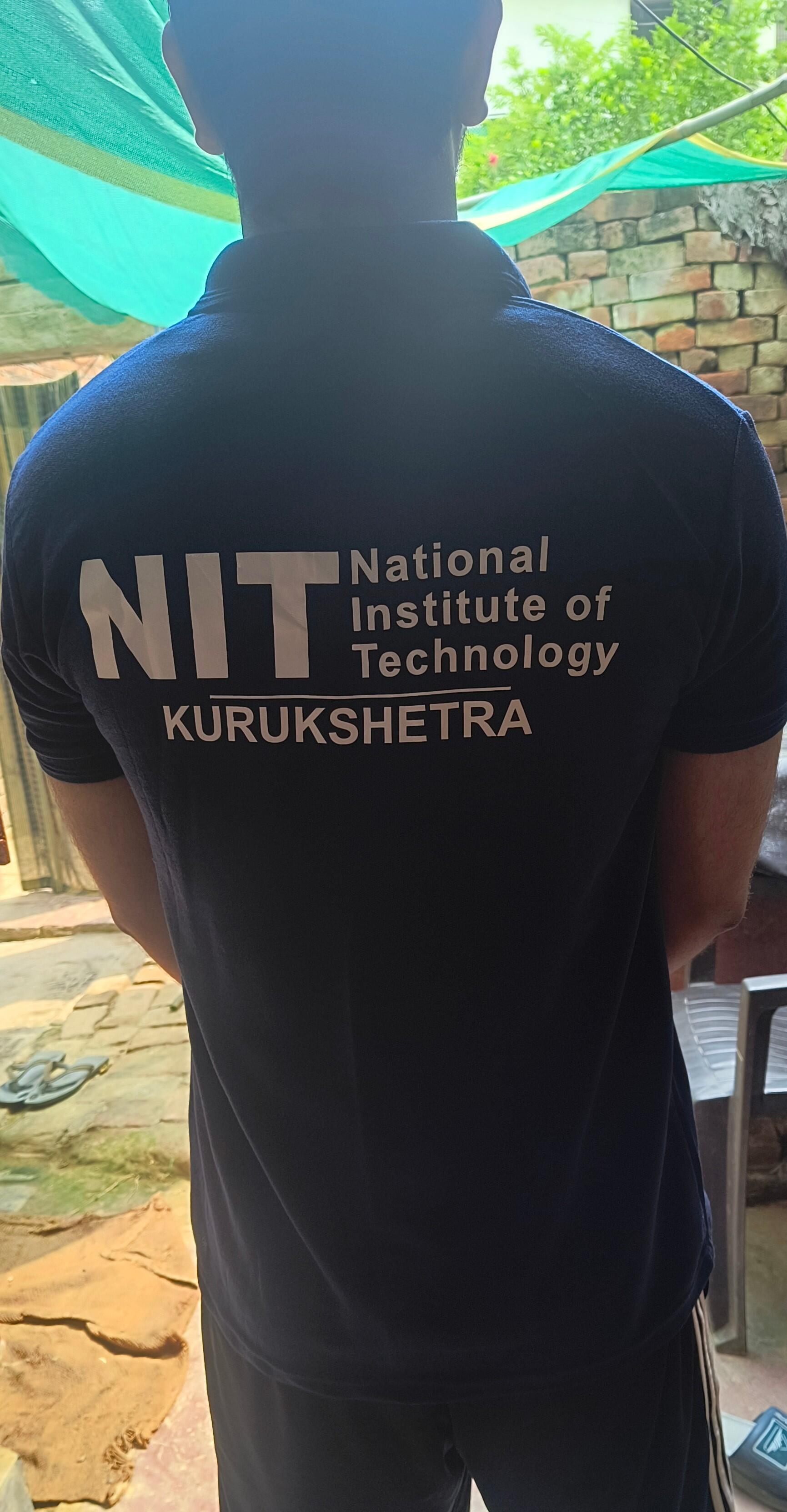 The NIT Kurukshetra Minimalist Polo Tee - 200GSM