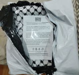Classic Black & White Lace Kufiyah