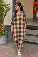 Mocha Brew Cotton Co-Ord Set