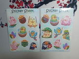 Tropische Vögel Sticker Set – 2 Bögen