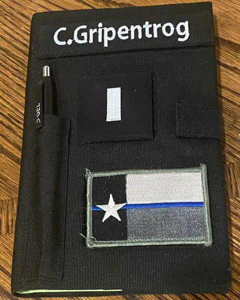 Embroidered Name Tag with hook tape | Military accessories.