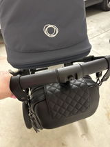Kaia Baby Nappy Bag - Matte Black
