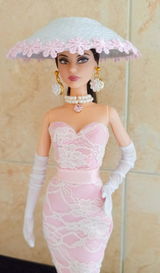 Modelo "ASCOT IN BLACK" para muñecas de 12"