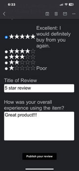Derek P. review photo