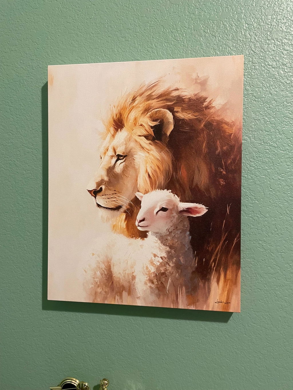 Revelation 5:5–6 Wall Art | Jesus the Lion and the Lamb Judah Decor