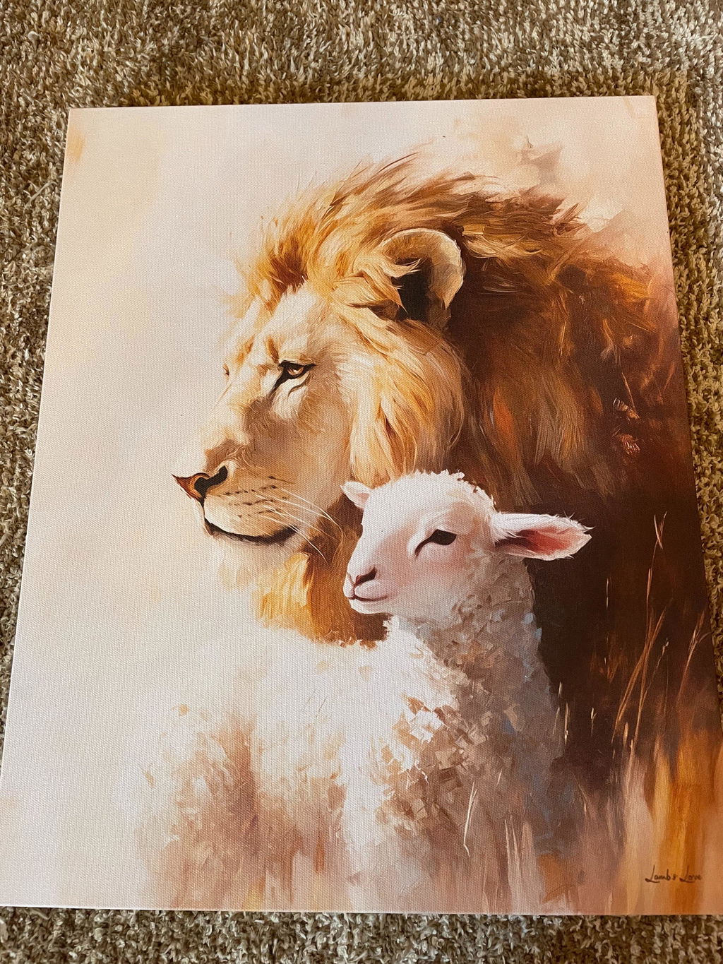 Revelation 5:5–6 Wall Art | Jesus the Lion and the Lamb Judah Decor