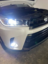 Fit for 2017-2019 Toyota Highlander Custom H11 LED Bulbs with Dust Cover | Pro-DC Series