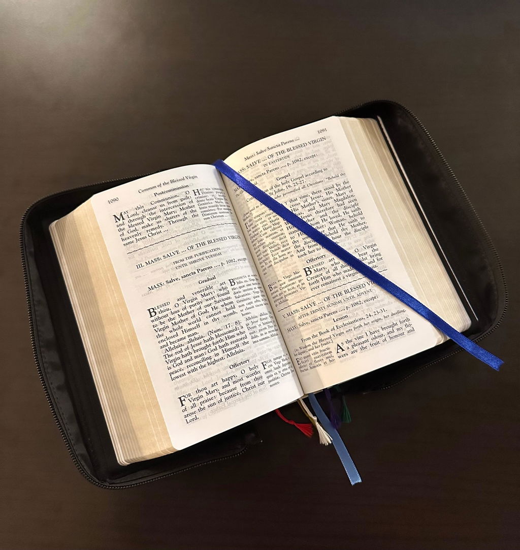 Latin Mass Missal Cover (Genuine Leather)