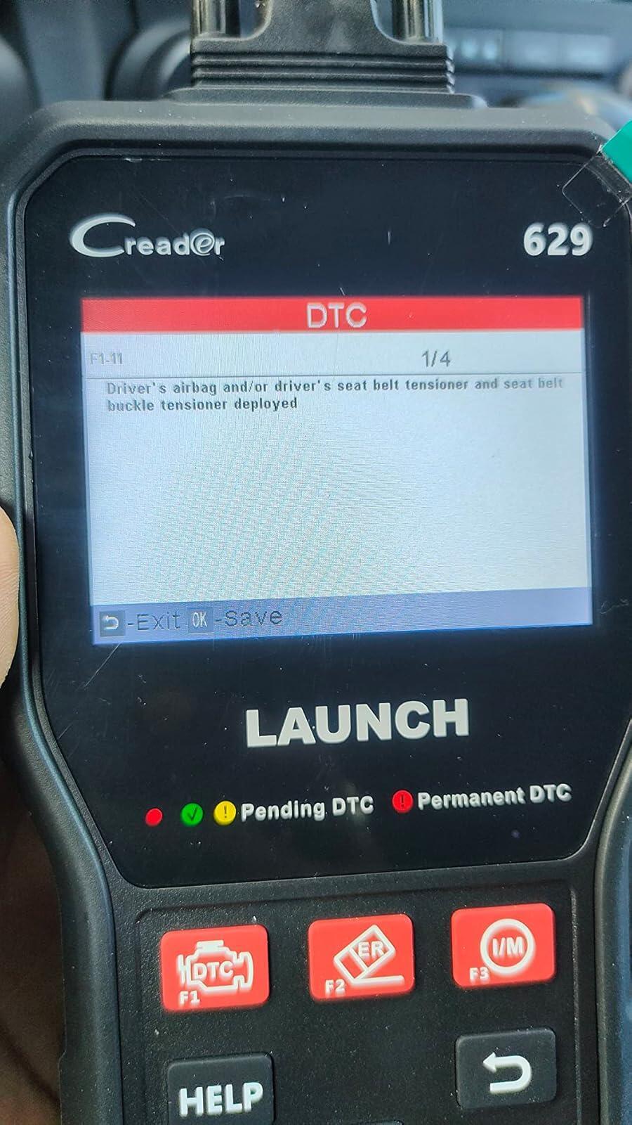 LAUNCH CR629 ABS SRS Scan Tool OBD2 Scanner with Active Test