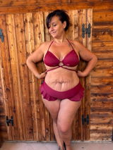 Reggiseno Triangolo multiway - Sangria Recycled