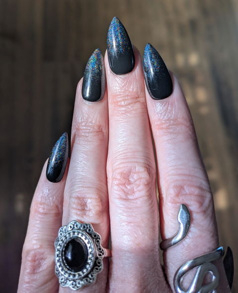 Holo Black Ombré