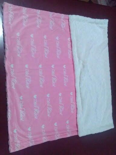 Hebrew Name Velveteen Plush Blanket