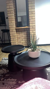 Minerva Coffee Table - Black Set of 2