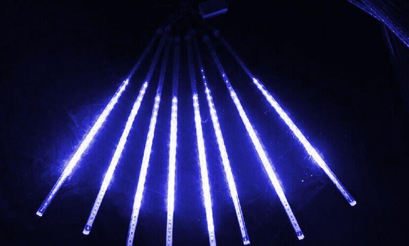 Meteor Shower Rain LED Fairy Lights - AC, 30cm, 8 Tubes
