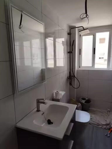 Customer photo of Large Rectangle Backlit Bathroom Mirror with Touch Controls