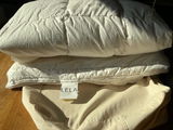 Lela Sleep Set - LELA Bettdecke, Deckenbezug & Kissenbezug, grau/weiß