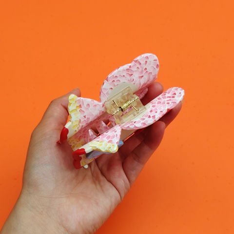 Handmade Raincoat KT Hair Claw