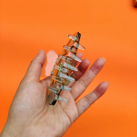 Medium Vivid Orange Goldfish Hair Claw