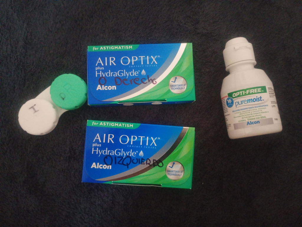 Air Optix Plus Hydraglyde Astigmatismo  (6 Lentes de Contacto)