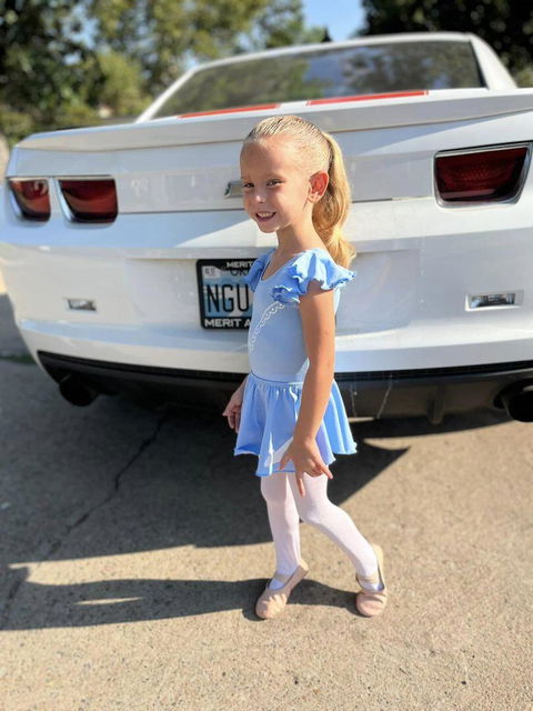 Stroke of Midnight Princess | Girls Inspired Costume Leotard