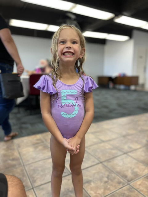 Personalized Mermaid Leotard