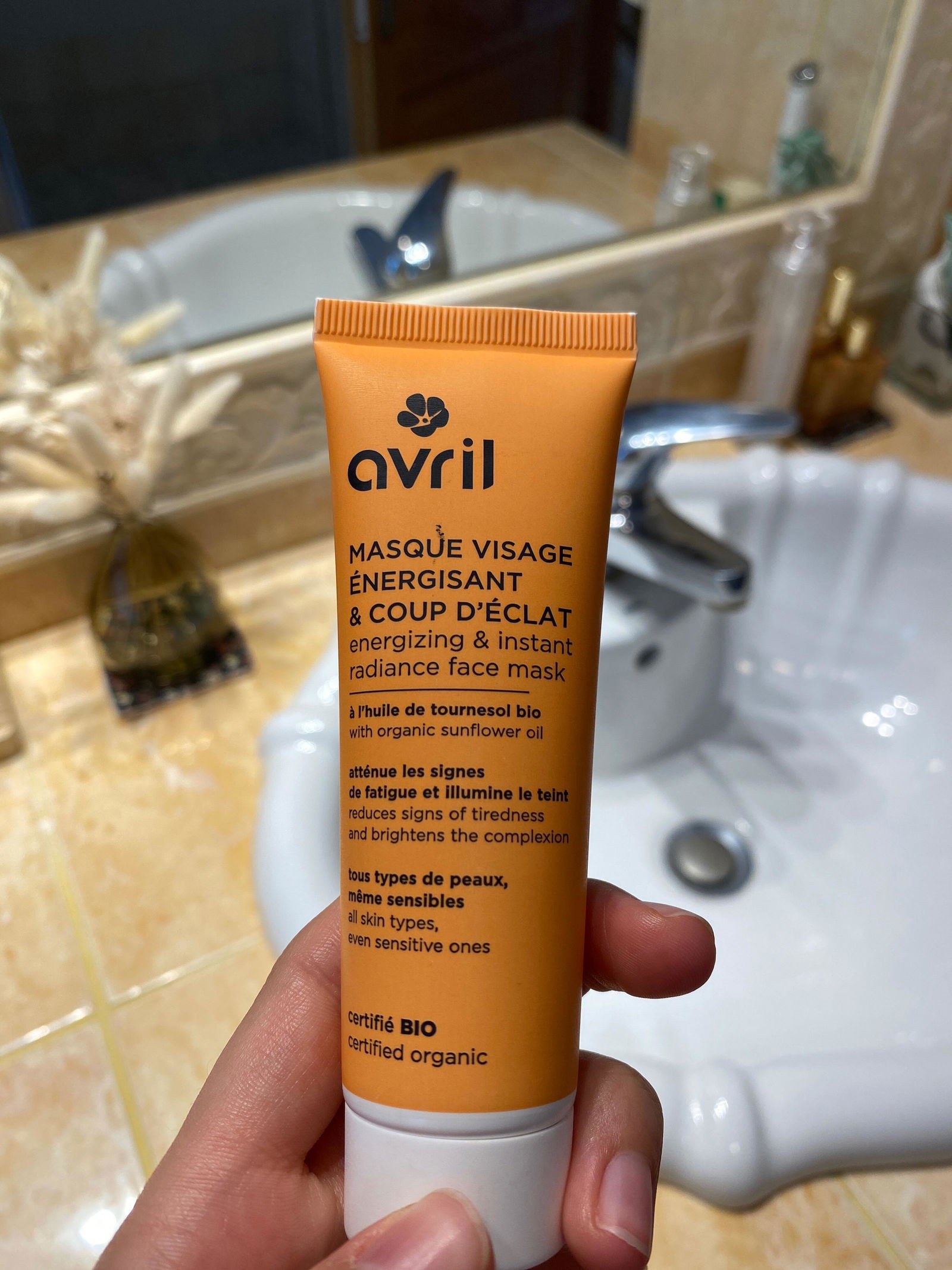 Masque visage bio et hydratant pour un zéro déchet