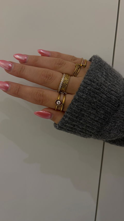Sparkle duo ring