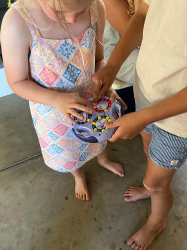 Kids Travel Game Rubix Bead